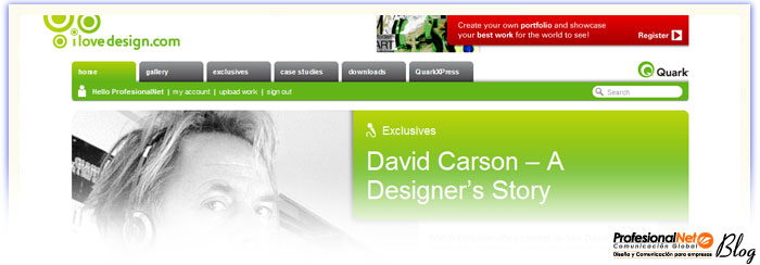 Quark lanza ilovedesign.com, una web social para el mundo del diseño.