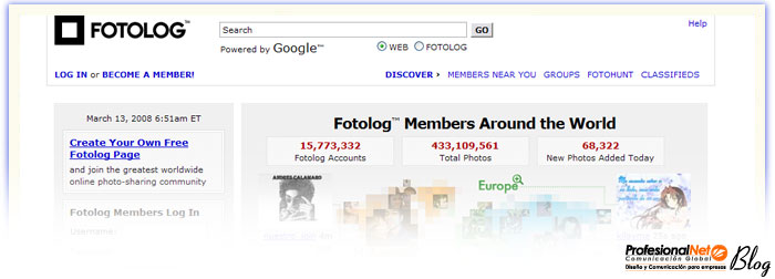 Fotolog, 15 millones de usuarios …