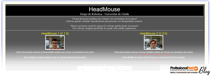 Nuevos ratón: Head-Mouse.