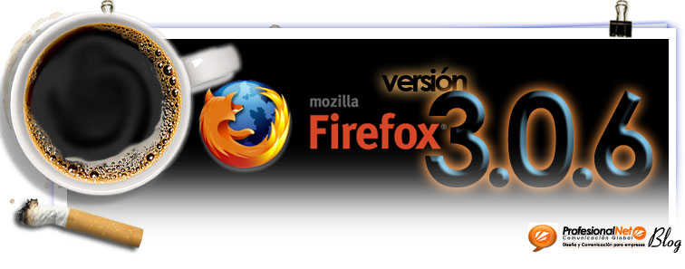 Actualízate a la nueva versión de Firefox 3.0.6