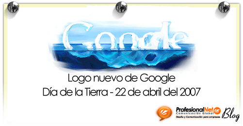 Nuevo logotipo de Google: Día de la Tierra – 22 de abril del 2007