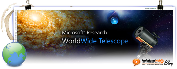 Microsoft WorldWilde Telescope, un telescopio en tu pantalla.