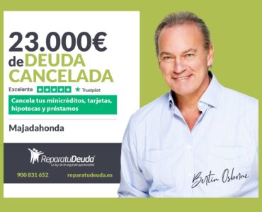 Repara tu Deuda Abogados cancela 23.000€ en Majadahonda (Madrid) gracias a la Ley de Segunda Oportunidad
