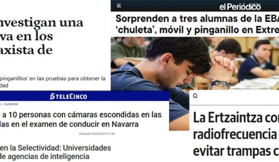 Oposiciones y exámenes en riesgo por el aumento de fraudes electrónicos, una solución española al rescate