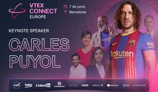 El legendario Carles Puyol estará presente en el VTEX CONNECT EUROPA