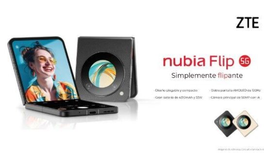 ZTE populariza los smartphones plegables con la llegada del nuevo nubia Flip 5G