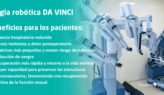 Cirugía robótica Da Vinci: precisión y seguridad en el tratamiento del cáncer de próstata