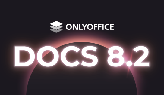 Disponible ONLYOFFICE Docs 8.2 con edición colaborativa de PDF, interfaz renovada y rendimiento optimizado