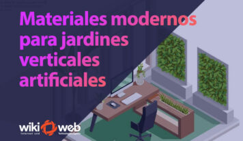 Materiales modernos para jardines artificiales