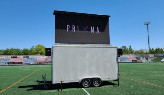 PRIXMAPRO cuenta con la única pantalla LED móvil para alquiler en Aragón