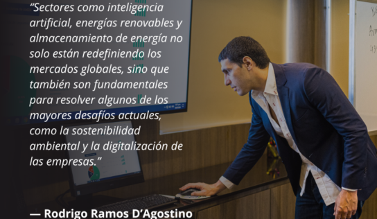 Rodrigo Ramos D’Agostino y Grupo Capital exploran inversiones en sectores tecnológicos y energéticos