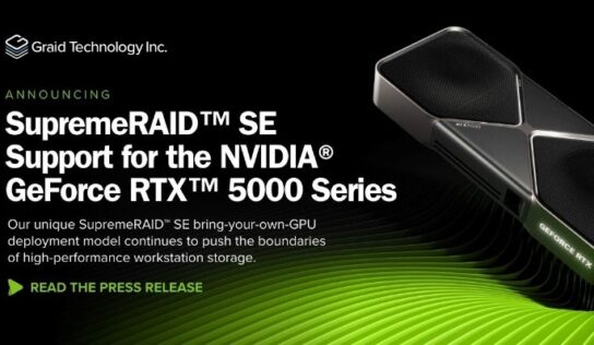 Graid Technology anuncia la compatibilidad de SupremeRAID SE con la serie NVIDIA GeForce RTX 5000