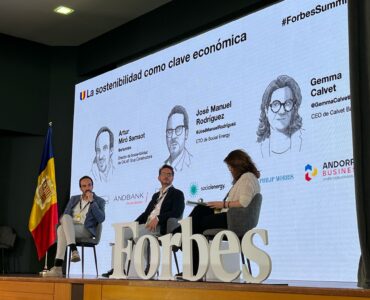 Social Energy referente en sostenibilidad energética en el Forbes Andorra Economic Summit 2025