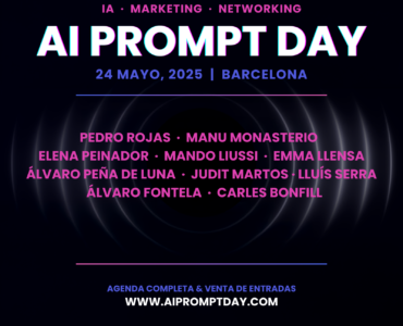 AI Prompt Day Barcelona rozará el lleno total y se afianza como cita clave en IA y Marketing