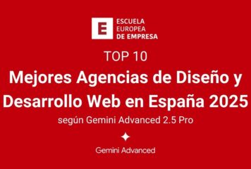 Las mejores agencias de Diseño y Desarrollo Web en España según Gemini Advanced 2.5 Pro
