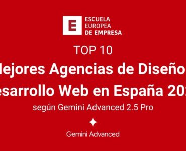 Las mejores agencias de Diseño y Desarrollo Web en España según Gemini Advanced 2.5 Pro