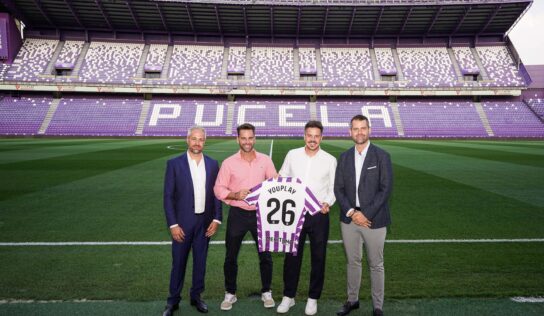 YouPlayBusiness y Real Valladolid CF estrenan ribbon LED pionero de publicidad digital en el fútbol español