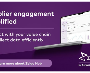 Schneider Electric lanza Zeigo™: una plataforma escalable para acelerar la descarbonización de la cadena de suministro y avanzar hacia los objetivos globales de cero emisiones netas