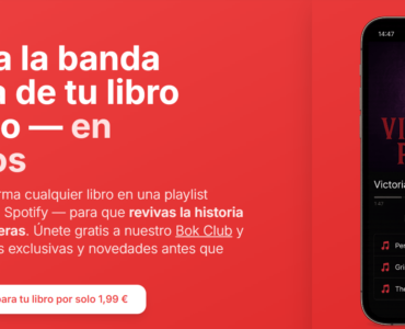 La startup BOKTON lanza la primera app que transforma cualquier libro en una playlist de Spotify con IA