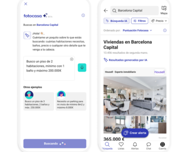 Fotocasa lanza un buscador de vivienda asistido por IA, único en el sector inmobiliario español