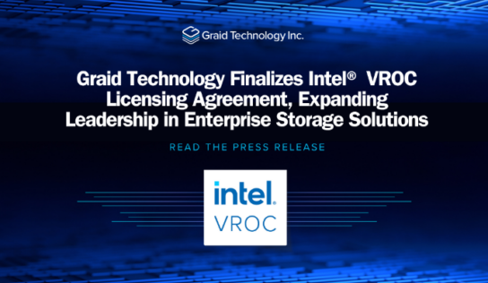 Graid Technology alcanza un acuerdo con Intel VROC y refuerza su liderazgo en almacenamiento empresarial