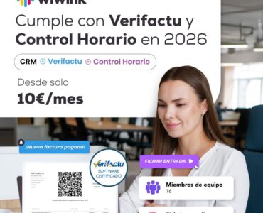 wiwink refuerza su plataforma para pymes y autónomos con facturación Veri*factu y control horario integrado