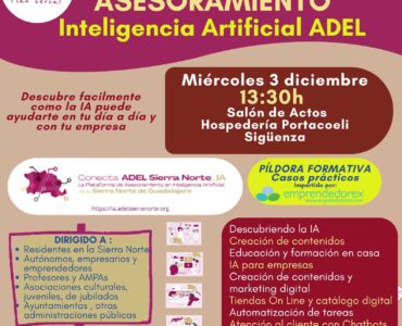 ADEL Sierra Norte presenta su plataforma de IA para modernizar el desarrollo rural
