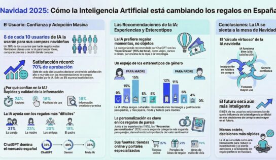 Los españoles recurrirán masivamente a la IA para decidir los regalos de Navidad y Reyes Magos