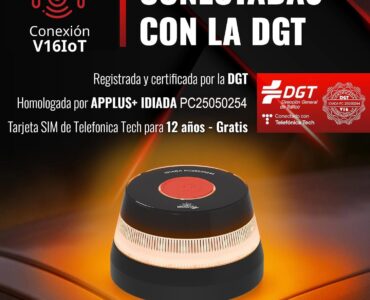 LEDBOX lanza su baliza V16 con geolocalización 3.0 homologada por la DGT: máxima seguridad vial y conexión gratuita hasta 2038