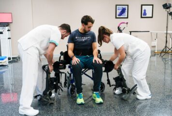 «En neurorrehabilitación robótica trabajamos pensando en la vida real del paciente: que pueda moverse por casa con seguridad y reducir el riesgo de caídas», explica Sara García Delgado