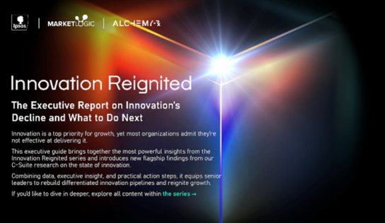 La innovación es clave para el crecimiento futuro, según investigación de Ipsos, Alchemy-Rx y Market Logic