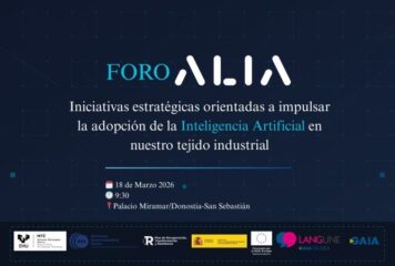 San Sebastián acoge el Foro ALIA, un encuentro organizado por el Centro HiTZ de la EHU, que acercará la IA al entorno empresarial