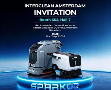 Sparkoz debutará con dos robots de limpieza comerciales insignia en Interclean Ámsterdam 2026