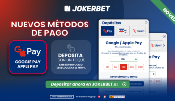 JOKERBET incorpora nuevos métodos de depósito instantáneos con Google Pay y Apple Pay