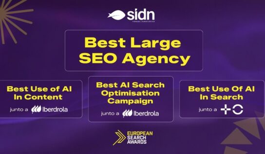 SIDN, nominada a mejor agencia SEO de Europa en los European Search Awards 2026