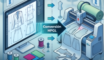 Patroneo KEY implementa la conversión HPGL del patronaje digital de moda para las maquinarias de corte