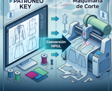 Patroneo KEY implementa la conversión HPGL del patronaje digital de moda para las maquinarias de corte