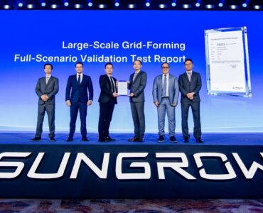 Black start en menos de 20 segundos: TÜV certifica por segunda vez la capacidad de grid forming de los sistemas ESS de Sungrow