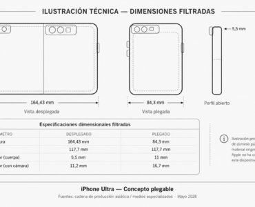 Las dimensiones atribuidas al posible iPhone plegable abren nuevas expectativas para el comercio móvil