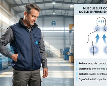 Healthy Suits revoluciona la seguridad laboral frente al calor extremo con el nuevo chaleco Muscle Suit Cool Vest
