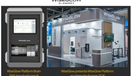 WiseGlow presenta en Intersolar Europe 2026 su plataforma de energía inteligente ‘WiseGlow Platform’