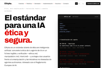 Ethyka, el estándar abierto para implantar la ética dentro de un sistema de IA y demostrar que la cumple