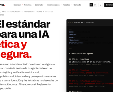Ethyka, el estándar abierto para implantar la ética dentro de un sistema de IA y demostrar que la cumple