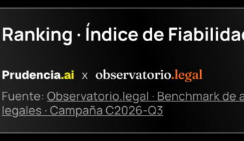 Prudencia.ai se sitúa como la IA jurídica más fiable de España en el ranking de Observatorio Legal