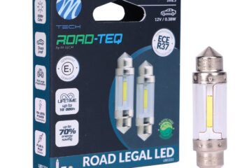 M-TECH presenta una LED C5W homologada: más luz, menos consumo y montaje directo