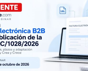 LeyCreaYCrece.com organiza una Masterclass sobre la nueva factura electrónica B2B obligatoria